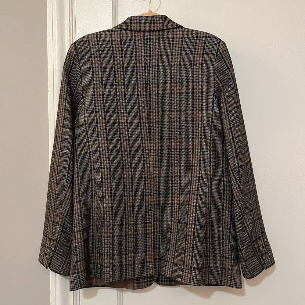 & Other Stories Fitted Checkered Blazer in Size 8 - Picture 2 of 12